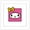 White Framed Version, variant on Gallery Pops Sanrio My Melody - My Melody Happy Face Wall Art, Unframed Version, 12" x 12"