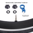 thumbnail image 4 of Wosthever 2 unids/set extensor de válvula de bicicleta Universal de carretera con llave adaptador de extensión desmontable reparación de Ciclismo, 4 of 6