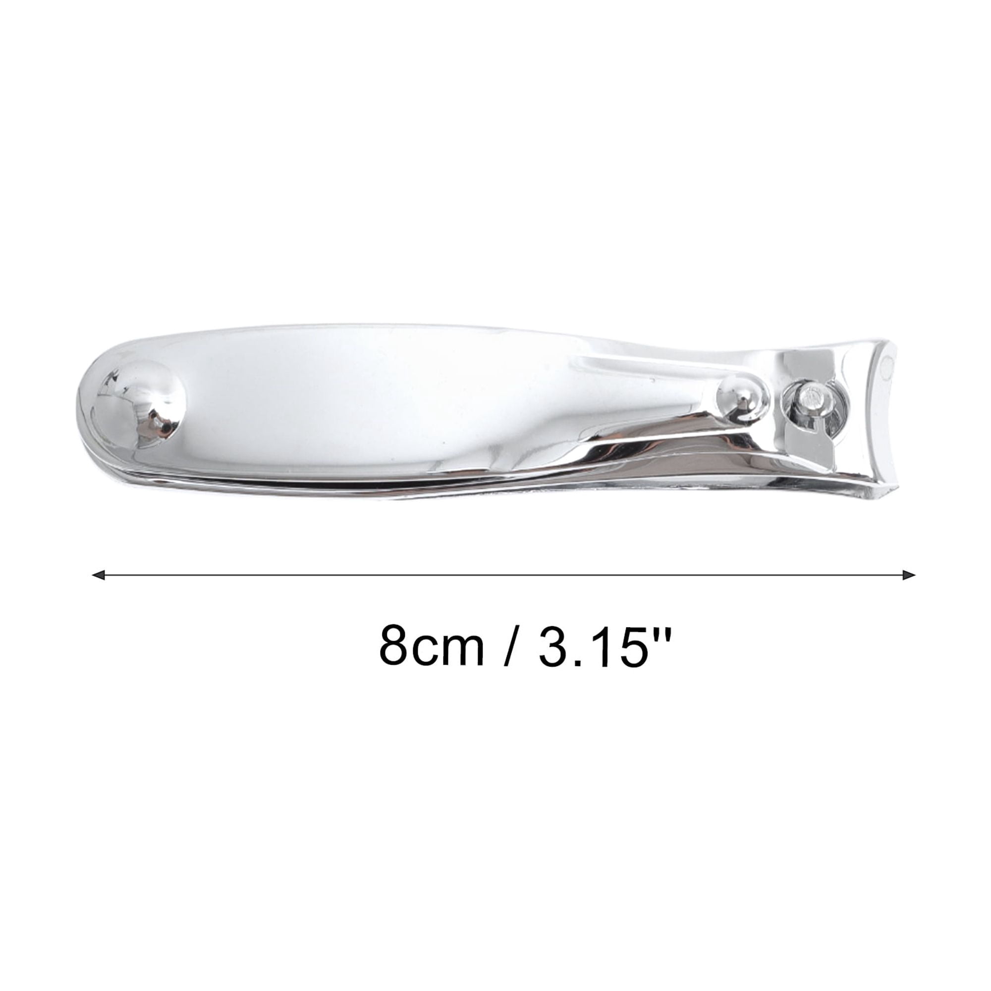 Unique Bargains 1pc Reusable Nail Clippers 3.15" Silver Tone Large