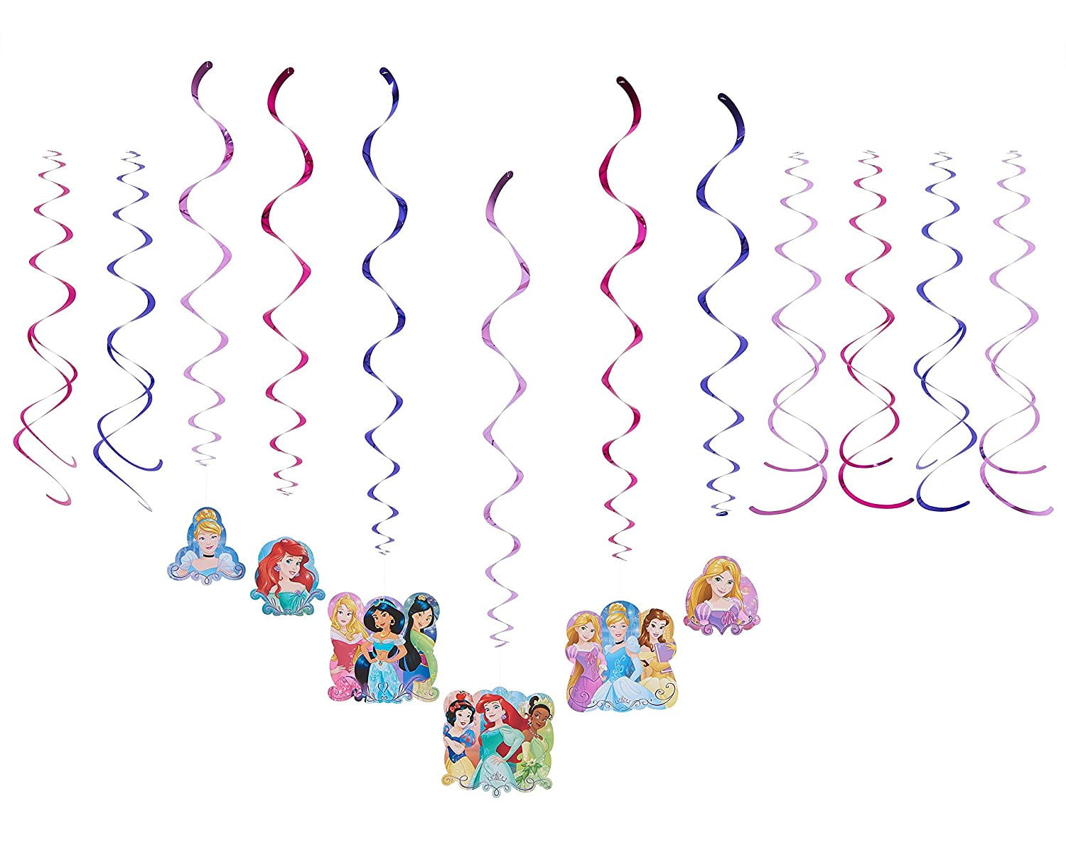 Disney Princess Hanging Party Decorations 12pc Walmart Com