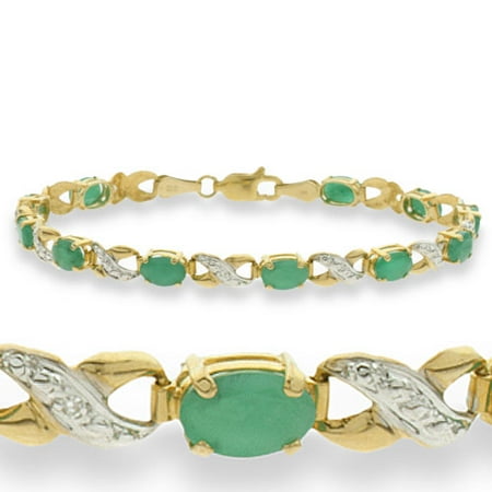 Emerald and Diamond Bracelet