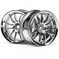 thumbnail image 2 of HPI 3280 Chrome Work XSA Wheel 26mm 3mm Offset (2) HPI3280, 2 of 2