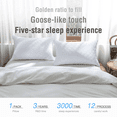 thumbnail image 6 of SORMAG Bed Pillows King Size Set of 2 Pillows for Bed 2 Pack Hotel Collection Down Alternative Pillows 20 x 36 inches, 6 of 9