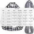 thumbnail image 4 of Coorders Men's Oversized Plaid Flannel Shirt,Mens Long Sleeves Button Down Tee ,Big and Tall Black,Size M, 4 of 6