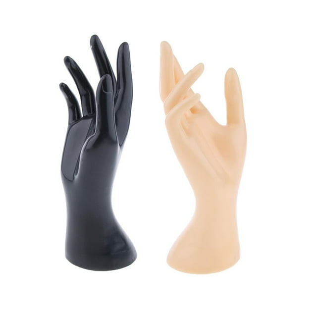 Manos de maniquí femenino para joyería reloj pantalla negro Zulema Manos de maniquí femenino