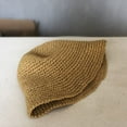 thumbnail image 6 of CoCopeaunts Women Straw Bucket Hat Outdoor Sunscreen Fisherman Hat Hand-Woven Hollow Basin Hat Casual Vacation Summer for Women, 6 of 8