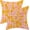 Boho Floral-yellow Pink, variant on Boho Pillow Covers 18x18 inches Pack of 2 Yellow Pink Floral Throw Pillow Covers Outdoor Decoration Spring Summer Flower Decor Pillowcase Farmhouse Decorative Linen Cushion Cover for Sofa Couch