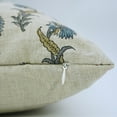 thumbnail image 2 of Traditional Indian Cushion Cover – DAFODIL Floral Linen Pillow 14x14, Fabdivine Handmade, 2 of 6