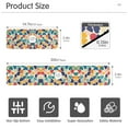 thumbnail image 3 of Yayeee Faucet Mat for Kitchen Sink 30" Diatomite Long Splash Guard Pad, Colorful Clover Pattern, 2 Pack, 3 of 7