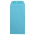 thumbnail image 2 of JAM Paper No. 7 Coin Envelopes, 3 1/2 x 6 1/2, Blue, 1000/Carton, 2 of 2