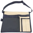 thumbnail image 1 of Bolsa de lona ajustable portátil para herramientas de reparación, bolsa de almacenamiento reforzada para la cintura. Caqui negro, 1 of 9