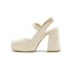 thumbnail image 5 of Zapatilla con Plataforma Elegante Lady Paulina Oficina Vestir marron 25.5, 5 of 7