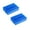 Blue-2pcs, variant on High Elasticity Rubber Drill Bit Holder Tray, 32 Holes agonal Shank Storage Box for Screwdriver Accessories Organization