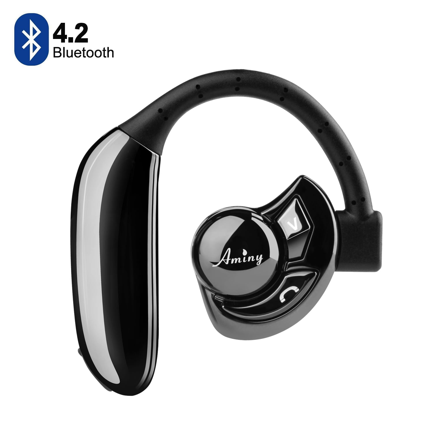 AGPtek Bluetooth Wireless Headset Stereo Headphone HD Wireless Bluetooth Headset 2 Long Last