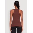 thumbnail image 5 of Women's Ribbed Knit Racerback Tank Top, 5 of 5