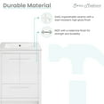 thumbnail image 4 of Virage 24 in. White Bathroom Vanity With White, 3-Hole Ceramic Sink Top, 4 of 12