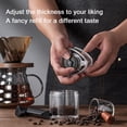 thumbnail image 4 of Yatlte Manual Stainless Steel Coffee Grinder, Stainless Steel Conical Hand Coffee Grinder Mill, Portable Conical Burr Grinder for Camping, Travel, Espresso, With Hand Crank, 4 of 7