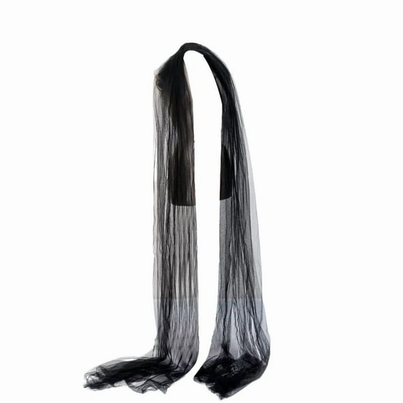 Yauxim Scarf Bridal Neckerchief Cathedral Long Bridal Scarves Simple Wedding Ceremony Scarf for Bride and Evenings