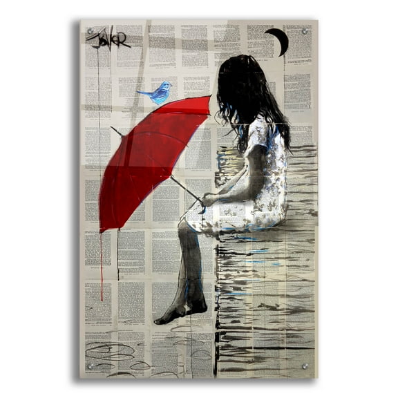 Epic Art 'Epithany' by Loui Jover, Acrylic Glass Wall Art, 24"x36"