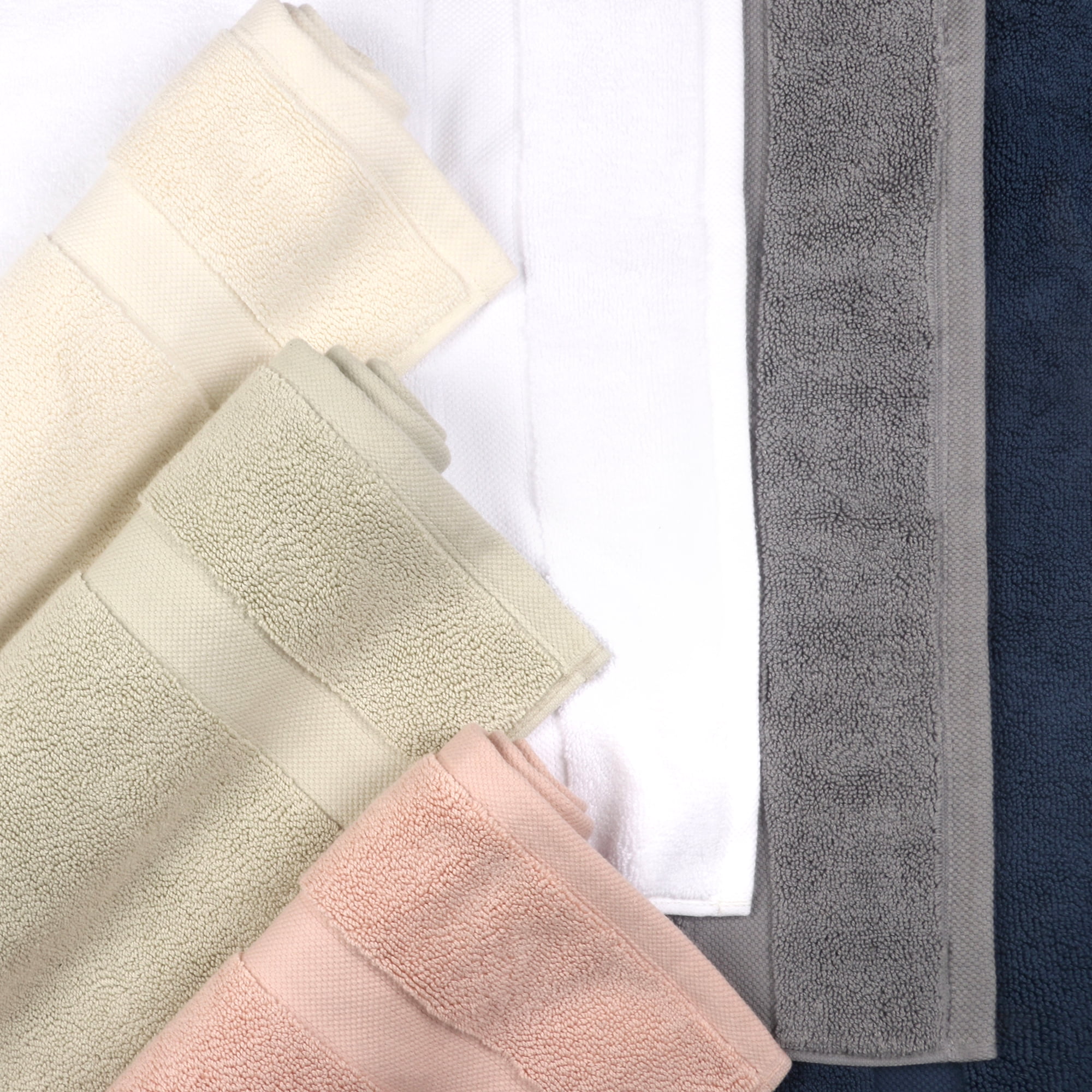 Organic Cotton Feather Touch Quick Dry 650 GSM Bath Mat, Insignia Blue 20"X33"
