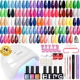 thumbnail image 1 of Kit de esmaltes de uñas en gel PHOENIXY con luz UV, 48 W, 56 unidades, 108 Effect, 1 of 7