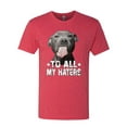 thumbnail image 2 of Wild Bobby, Pitbull to all the Haters Funny, Animal Lover, Men Premium Tri Blend Tee, Vintage Red, Medium, 2 of 4