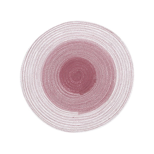 onlyliua Ofertas Del Día Liquidación Prime Almohadilla Aislante Térmica de Degradado Ramio de Algodón 30 Cm, Mantel Individual para El Hogar, Almohadilla Redonda Antiguamaduras