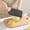 Black, variant on Stainless Steel Corrugated Knife, Wolf Tooth Potato Cutting Knife, Household Kitchen Knife, Wavy Blade, Slim and Sharp, Colorful Handle, Easy to Clean, Versatile for Hard Fruits Vegetables
