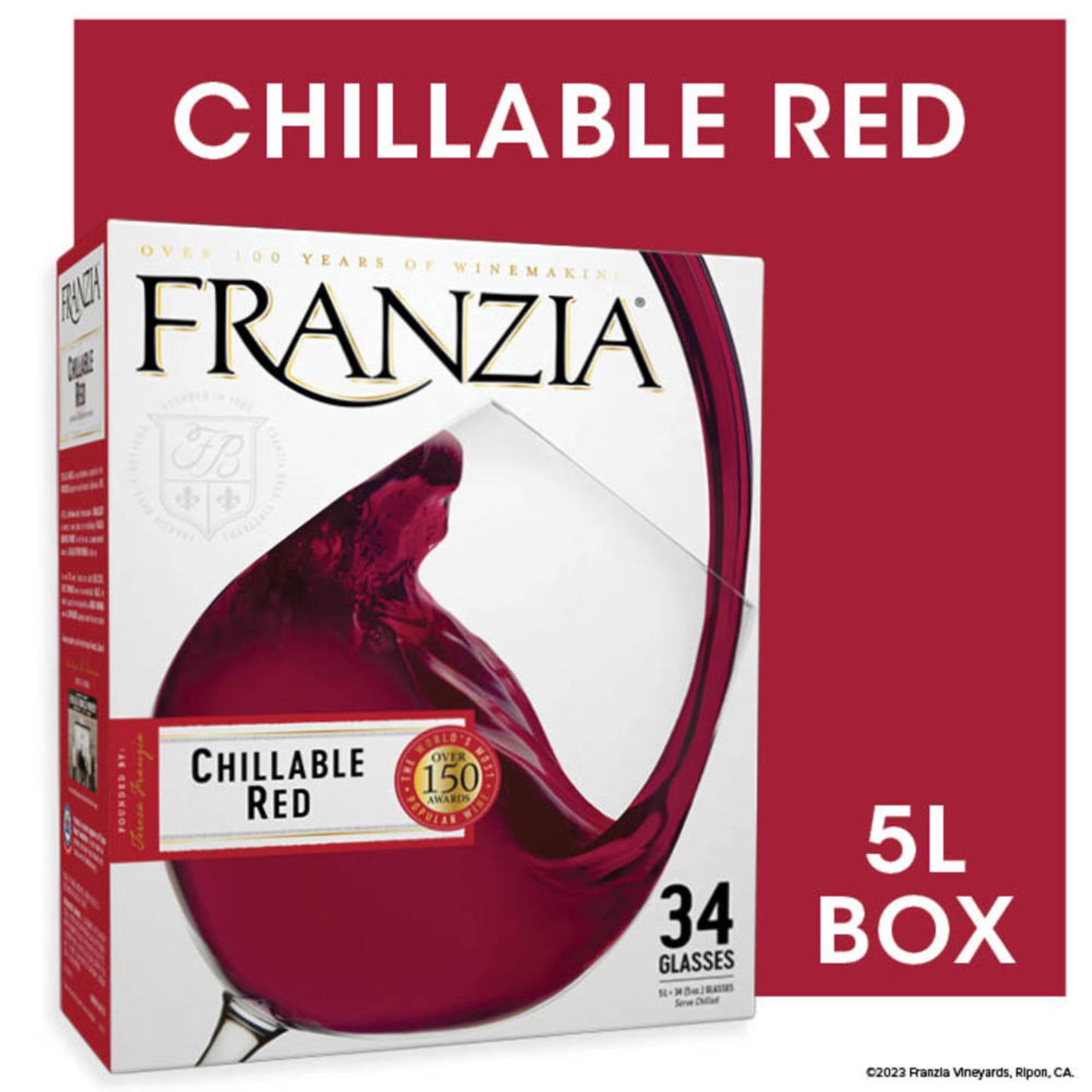 Franzia chillable red discount