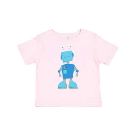 

Inktastic Cute Robot Funny Robot Silly Robot Blue Robot Gift Toddler Boy or Toddler Girl T-Shirt