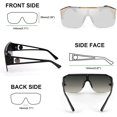 Gafas De Sol Sin Marco UV400 Para Mujer Y Hombre, 2 Unidades - Estilo Minimalista Y Protección Total