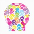 thumbnail image 6 of KPVEVIQ Toddler Boys Girls Halloween Pumpkin Pajamas Cute Ghost Print Pjs for Boy Girl Jammies Little Kids Skeleton Skull Sleepwear Clothes Sets,3-4 Y, 6 of 9