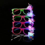 Toner Depot Unicorn LED Light Up Party Glasses,12 Count