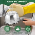 thumbnail image 4 of NOVRY Batería de Cocina de Acero Inoxidable de 20 Piezas, Juego de Ollas y Sartenes Antiadherentes con Juego de Cuchillos para Estufas de Inducción, Eléctricas y Gas (color metalico), 4 of 5