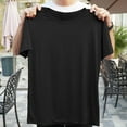 thumbnail image 5 of Njagoc3 Mens Luxury Solid Color T Shirt Pima Cotton Short Sleeve Crew Neck Essential Basic Tee Premium, 5 of 6