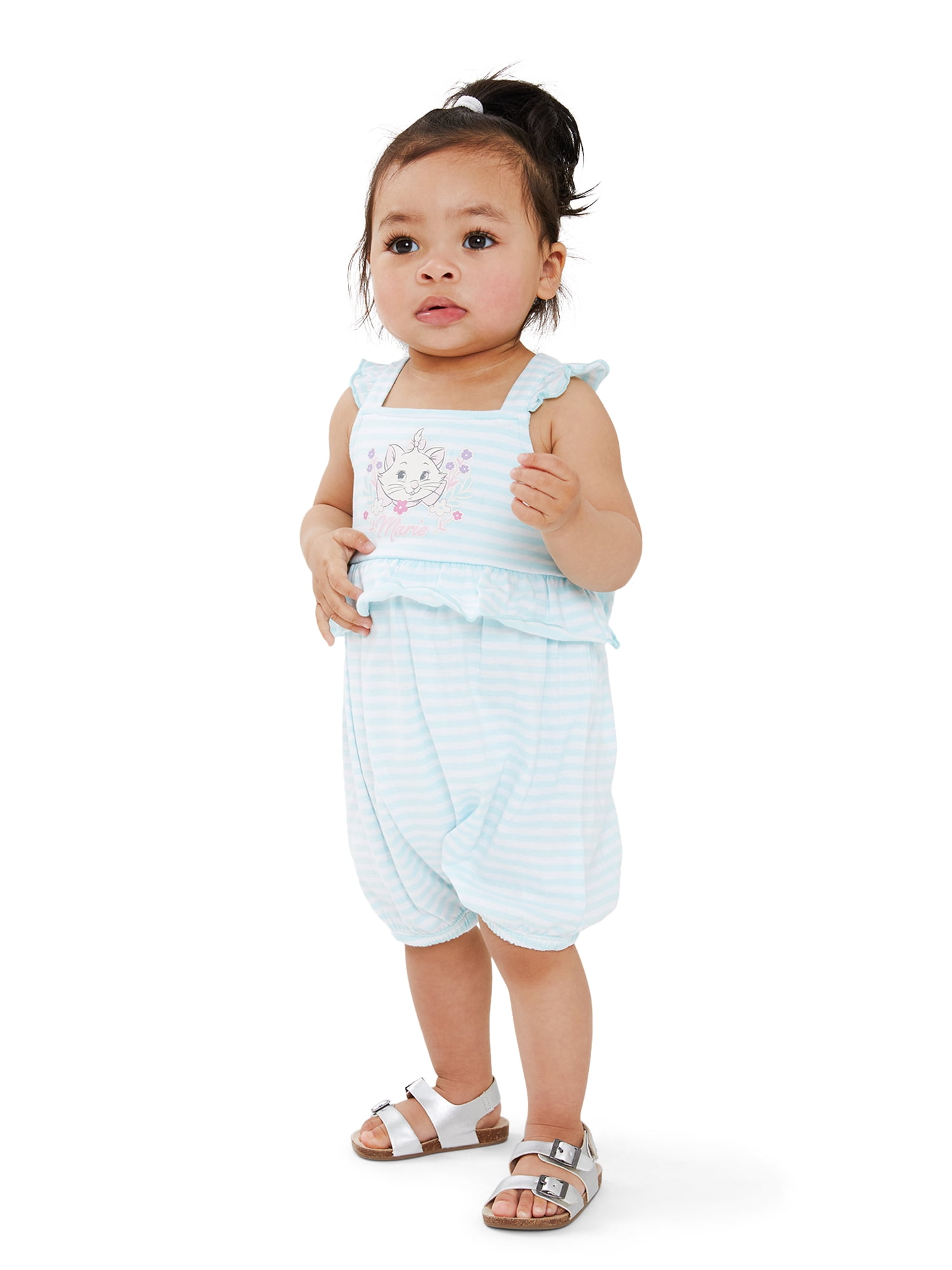 Disney Aristocats Marie Baby Girl Rompers, 2-Pack, Sizes 0/3-24 Months