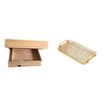 thumbnail image 1 of Estante Flotante De Pared Con Cajón, Compartimento Y Bandeja Para Postre, Mesa De Centro Con Asa Para Una Fácil Instalación, Estante De Almacenamiento Para Decoración Del Hogar, Bandeja, 1 of 8