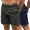Dark Grey/Navy Blue, variant on Men's 2 Pack Gym Workout Shorts 7 Inch Quick Dry Athletic Shorts Lightweight Running Shorts with Pockets