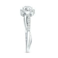 thumbnail image 3 of Rosec Jewels Lab Diamond Promise Engagement Ring - Love Knot Ring - Valentines Gift, 925 Sterling Silver, US 4.00, 3 of 8