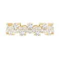 thumbnail image 4 of Rosec Jewels Lab Created Diamond Wedding Ring - Designer Full Eternity Band Ring - EF-VS Quality, 14K Yellow Gold, US 13.00, 4 of 8