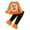 Z16Red, variant on Girls Halloween Outfits With Pumpkin Print Hallomas Clothing Set Long Sleeve Blouse With Lace Trim Flare-Leg Pants Athletic Clothes For Kids Matching Sets Size 4 Years-5 Years