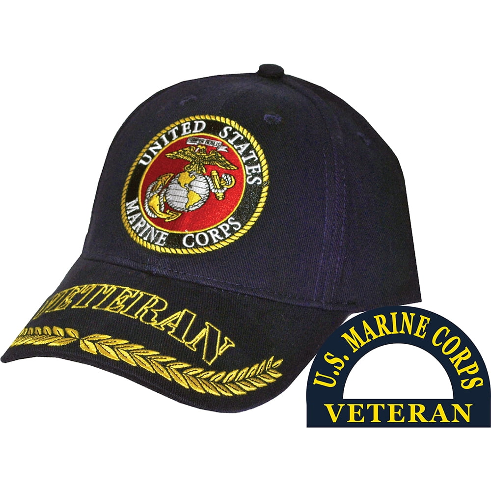 Embroidered Black US Marines USMC Marine 1775 Semper Fi baseball Shdow Cap Hat 