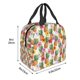 thumbnail image 3 of Easygdp Hawaiian Pineapples And Hibiscus Flowers Bolsa Térmica Premium - Tela Oxford Impermeable, Gran Capacidad, Bolsillo Frontal, Unisex para Trabajo, Escuela, Actividades al Aire Libre y Picnics, 3 of 8