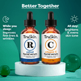 thumbnail image 7 of TruSkin Face Serum Duo – Retinol Serum for Face & Vitamin C Serum – Anti Aging Skin Care Set for Women – Skin Care for Bright, Smooth, & Firm Skin – 1 fl oz, 2 Bottles, 7 of 7