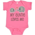 thumbnail image 3 of Inktastic My Auntie Loves Me Boys or Girls Baby Bodysuit, 3 of 5