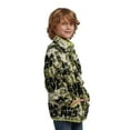 thumbnail image 3 of Minecraft Game Over Boy's White & Green Quarter Zip Jacket -10, 3 of 7