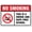 Warning Sign 4, variant on No Smoking Within 25 Feet of Building Entrance Warning Sign - 8"x12" Metal Security Decor, Caution Marker for Business Office Home Street