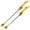 Gold, variant on Bike Axle Quick Release Skewer Front Rear Bicycle Axle Wheel Hub for Mountain Bike