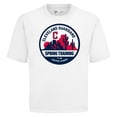 thumbnail image 2 of Men's Levelwear White Cleveland Guardians Spring Training Badge Luxe Signature Knit T-Shirt, 2 of 3