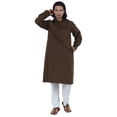 thumbnail image 5 of AtasiÂ&nbsp;Men's Henley Welt PocketÂ&nbsp;LongÂ&nbsp;KurtaÂ&nbsp;Solid Indian Ethnic Wear Clothing ForÂ&nbsp;Men's, 5 of 7